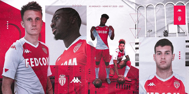 maillot as monaco 2020-2021 homme