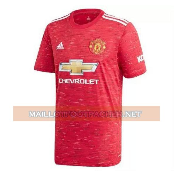 domicile maillot manchester united 2020-2021 homme