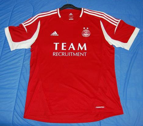 maillot aberdeen fc domicile 2012-2013 rétro