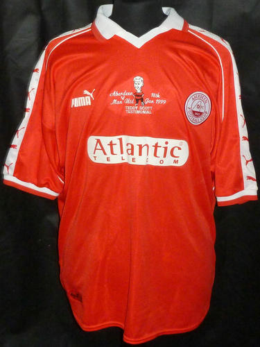 maillot aberdeen fc particulier 1998-1999 rétro