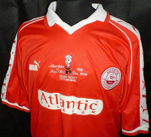 maillot aberdeen fc particulier 1998-1999 rétro