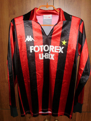 maillot ac milan domicile 1986-1987 rétro