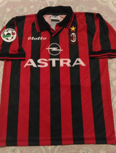 maillot ac milan domicile 1997-1998 pas cher