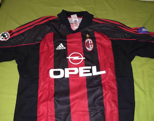 maillot ac milan domicile 2000-2002 pas cher