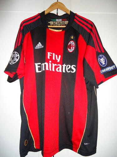 maillot ac milan domicile 2010-2011 pas cher