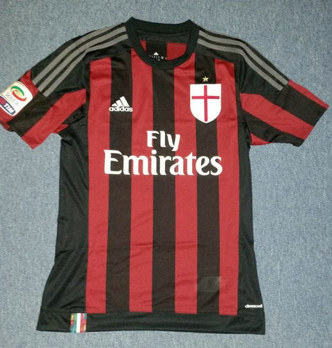 maillot ac milan domicile 2015-2016 rétro