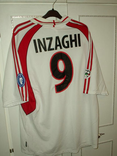 maillot ac milan exterieur 2001-2002 rétro maillot ac milan exterieur 2001-2002 rétro
