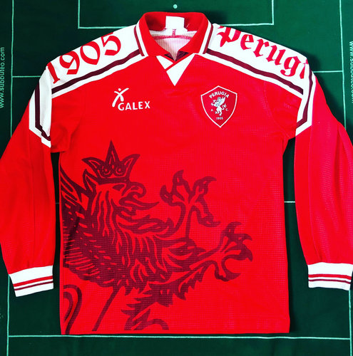 maillot ac pérouse calcio domicile 1997-1998 pas cher