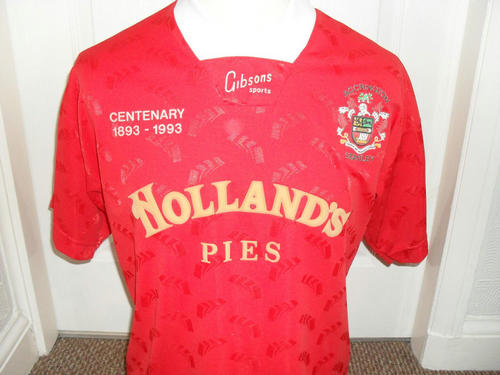 maillot accrington stanley domicile 1993-1994 pas cher