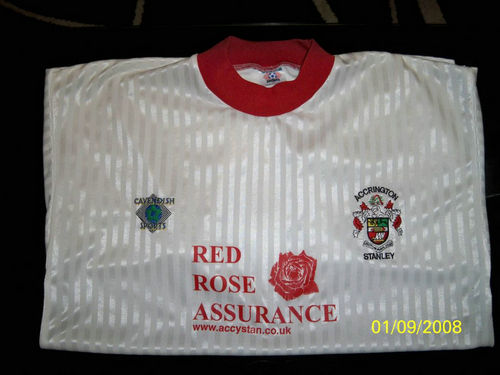 maillot accrington stanley exterieur 2001-2002 pas cher