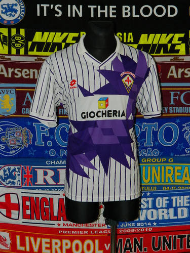 maillot acf fiorentina domicile 1991-1992 rétro