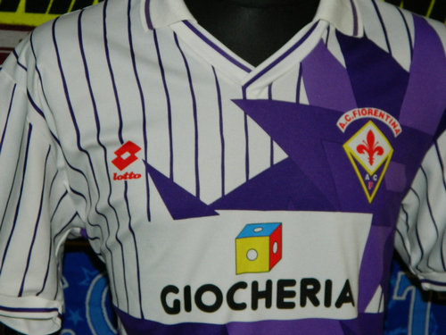 maillot acf fiorentina domicile 1991-1992 rétro