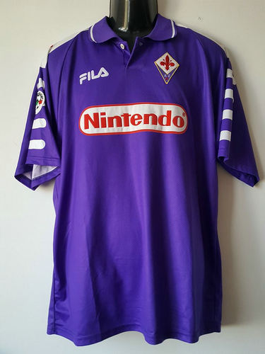 maillot acf fiorentina domicile 1998-1999 rétro