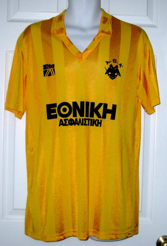 maillot aek athènes domicile 1987-1988 rétro