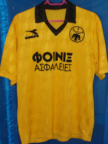 maillot aek athènes domicile 1990-1991 rétro
