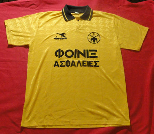 maillot aek athènes domicile 1991-1992 pas cher