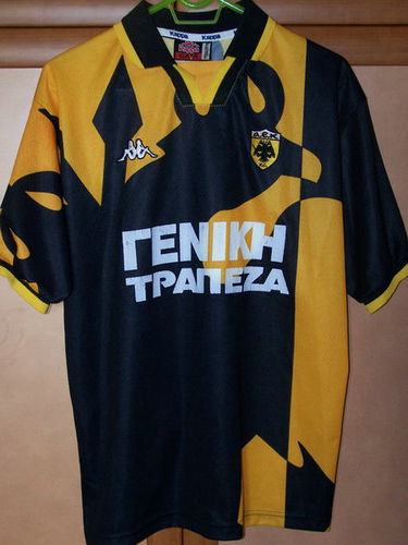 maillot aek athènes domicile 1997-1998 rétro