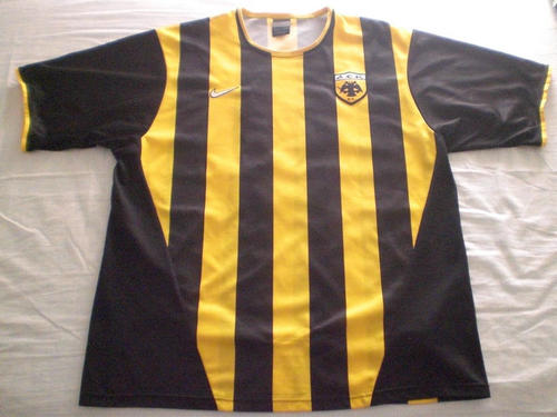 maillot aek athènes domicile 2003-2004 pas cher