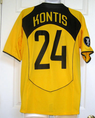 maillot aek athènes domicile 2004-2005 rétro