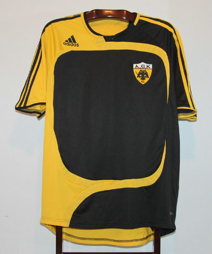 maillot aek athènes domicile 2006-2007 pas cher