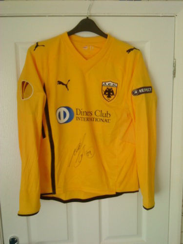 maillot aek athènes domicile 2009-2010 pas cher