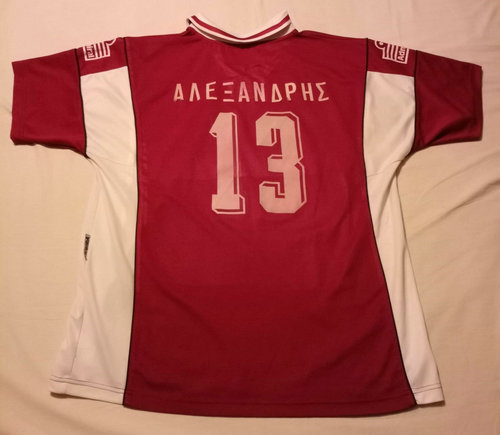 maillot ael larissa exterieur 2002-2003 rétro maillot ael larissa exterieur 2002-2003 rétro