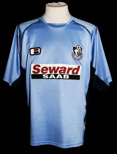 maillot afc bournemouth exterieur 2003-2005 rétro