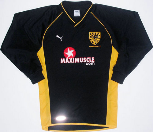 maillot afc wimbledon gardien 2001-2002 pas cher