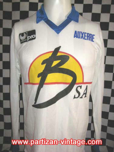 maillot aj auxerre domicile 1989-1990 rétro