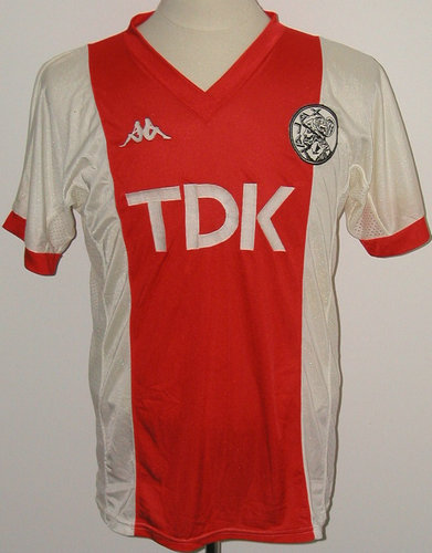 maillot ajax amsterdam domicile 1985-1987 rétro