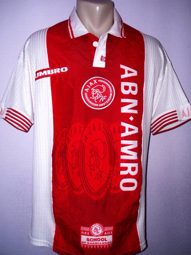 maillot ajax amsterdam domicile 1997-1998 rétro