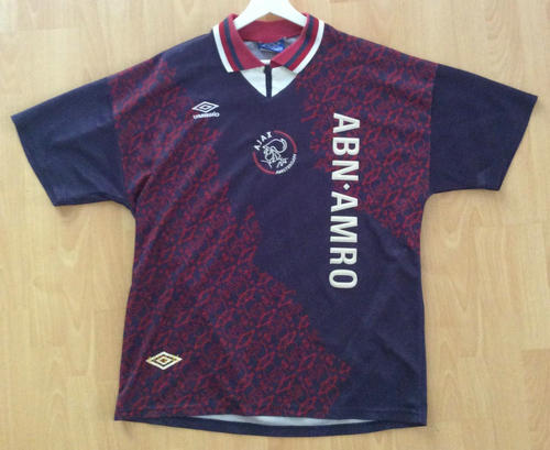 maillot ajax amsterdam exterieur 1994-1995 rétro