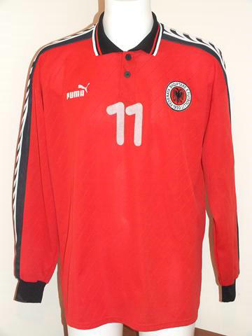 maillot albanie domicile 1997 rétro
