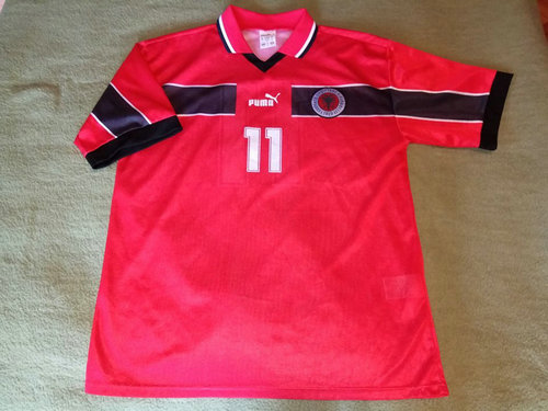 maillot albanie domicile 1998-2000 pas cher