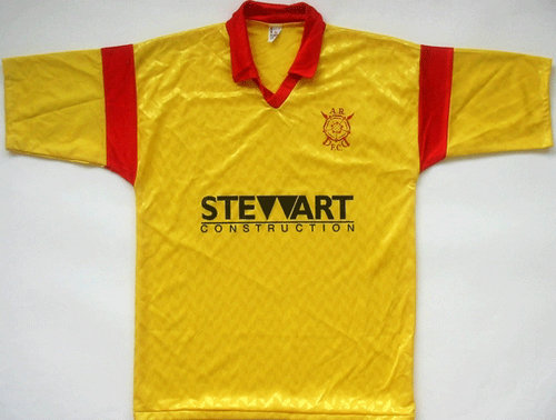 maillot albion rovers domicile 1990-1991 pas cher