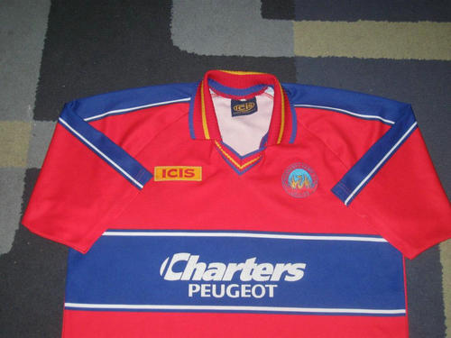 maillot aldershot town domicile 1996-1998 rétro