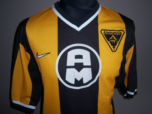 maillot alemannia aachen domicile 2000-2001 rétro