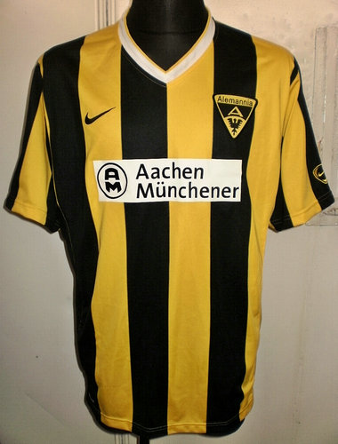 maillot alemannia aachen domicile 2009-2010 rétro