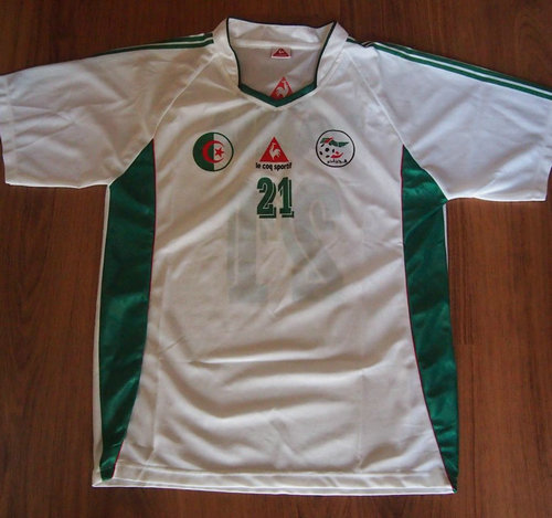 maillot algérie domicile 2006 rétro