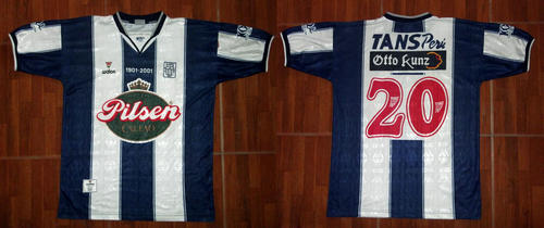 maillot alianza lima domicile 2001 pas cher