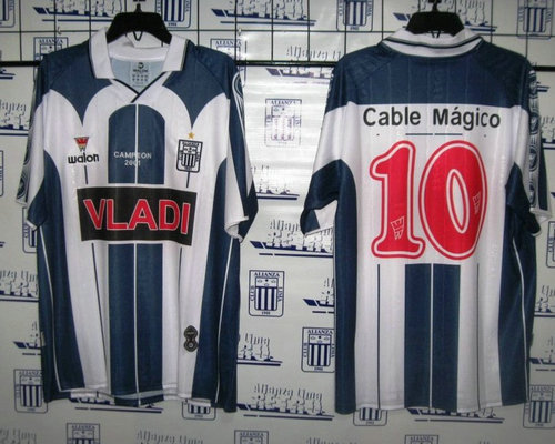 maillot alianza lima domicile 2002 rétro