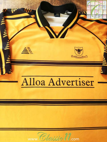 maillot alloa athletic domicile 2001-2002 rétro