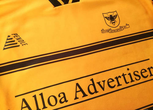 maillot alloa athletic domicile 2001-2002 rétro