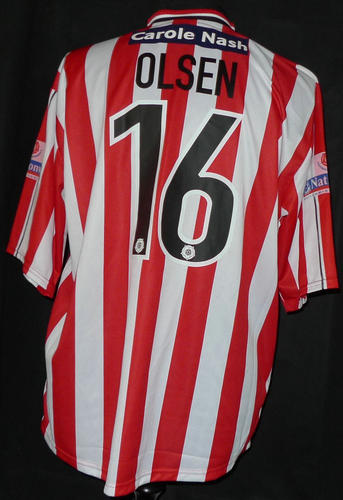 maillot altrincham fc domicile 2005-2006 rétro