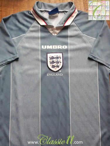 maillot angleterre exterieur 1995-1996 pas cher