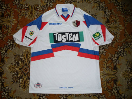 maillot antlers de kashima exterieur 1996-1998 rétro