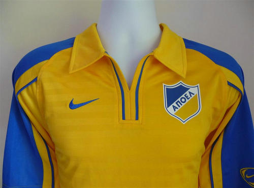 maillot apoel nicosie domicile 2001-2002 pas cher