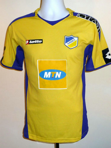 maillot apoel nicosie domicile 2006-2007 rétro