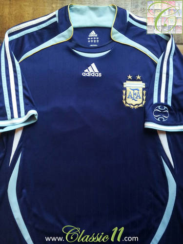 maillot argentine exterieur 2006-2007 pas cher