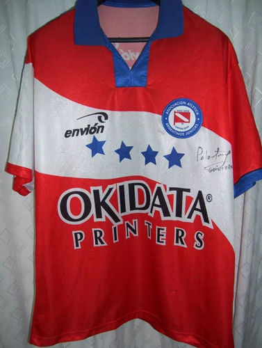 maillot argentinos juniors domicile 1999-2000 rétro